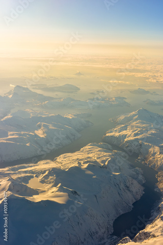 Aerial View - Fjords of Norway