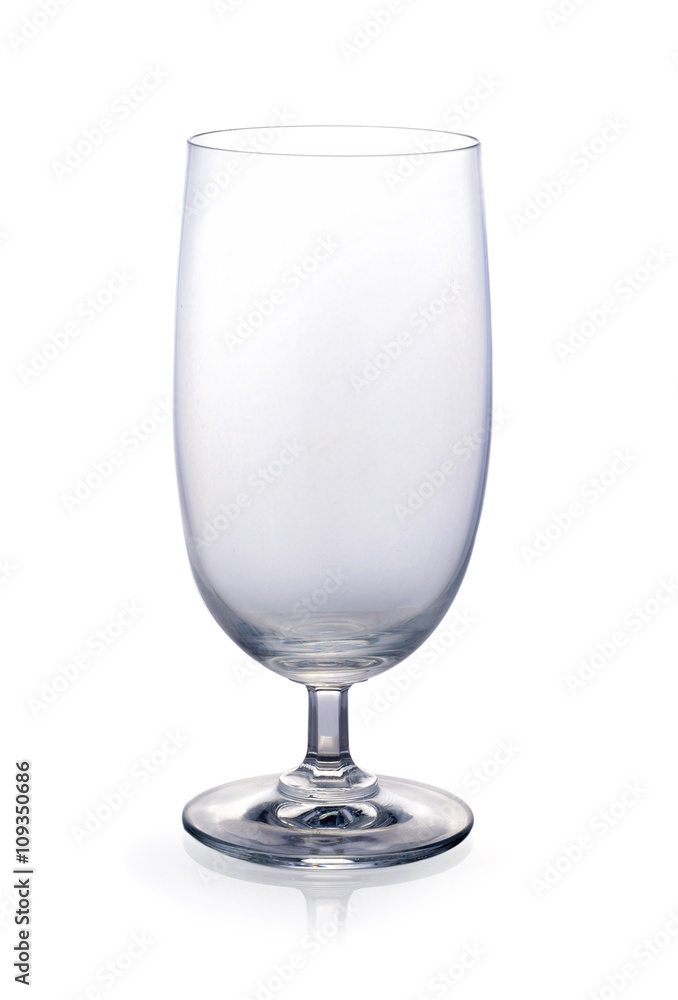 Empty wine glass. isolated on a white background Empty wine glass. isolated on a white background
