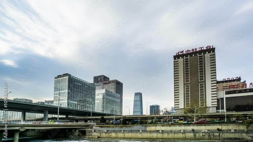 The water pollution at the Jianwai CBD of Beijing, China.
The water pollution at the Jianwai CBD of Beijing, China.