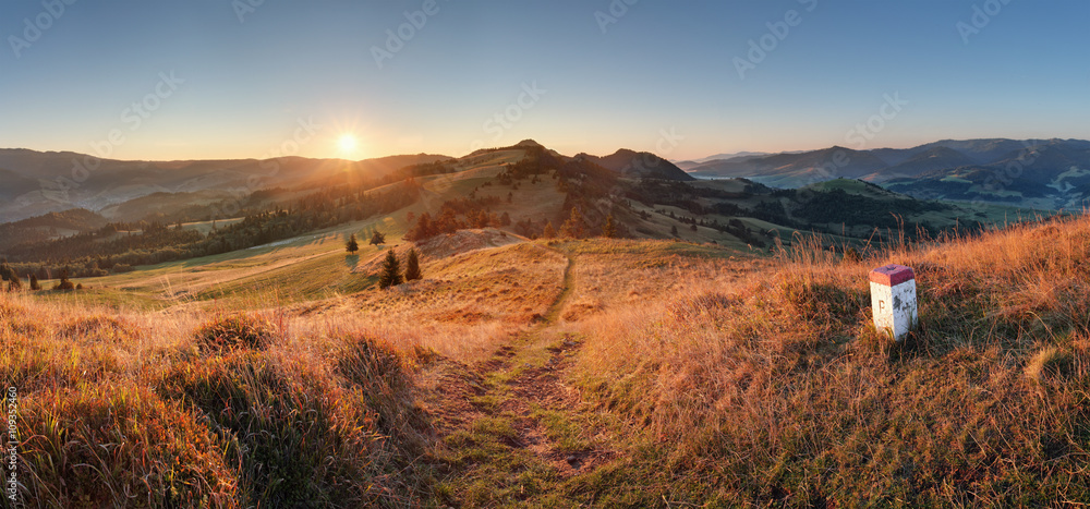 Obraz premium Landscape in Pieniny, Slovakia