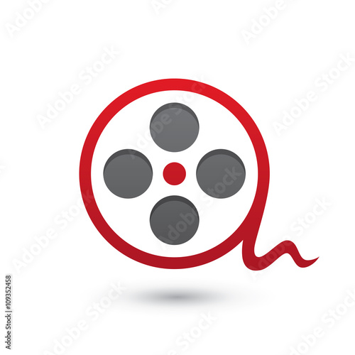 Roll Film Icon Logo