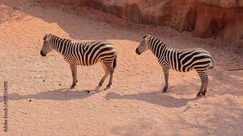 due zebre in fila