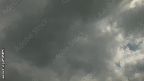 雲　タイムラプス　晴れ