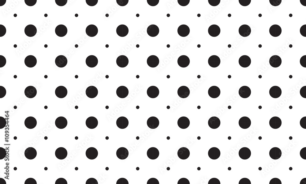 Black dot seamless pattern design. seamless pattern design. vector stock.