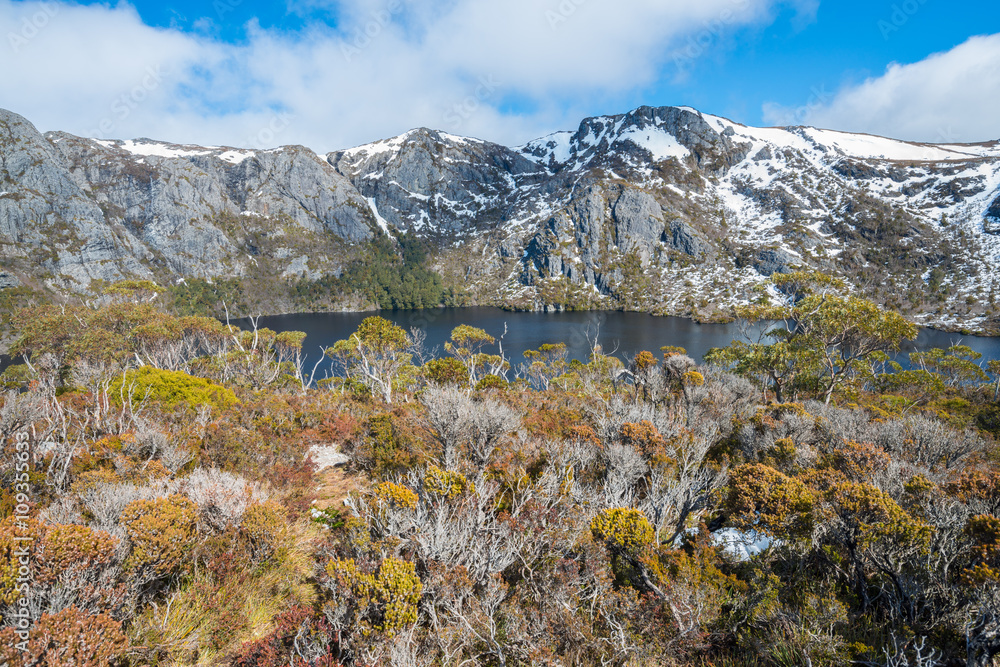 Crater lake of Cradle mountain national park of Tasmania, Australia. Crater lake of Cradle mountain national park of Tasmania, Australia.
