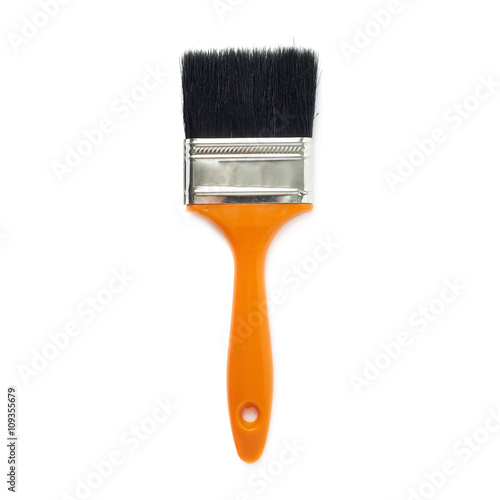 Wallpaper Mural Paint brush over isolated white background Torontodigital.ca