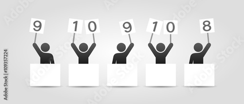 Competition judges icon