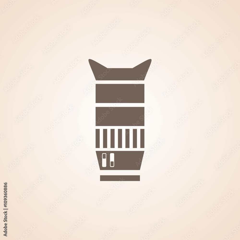 Icon Of Camera Lens. Icon Of Camera Lens.