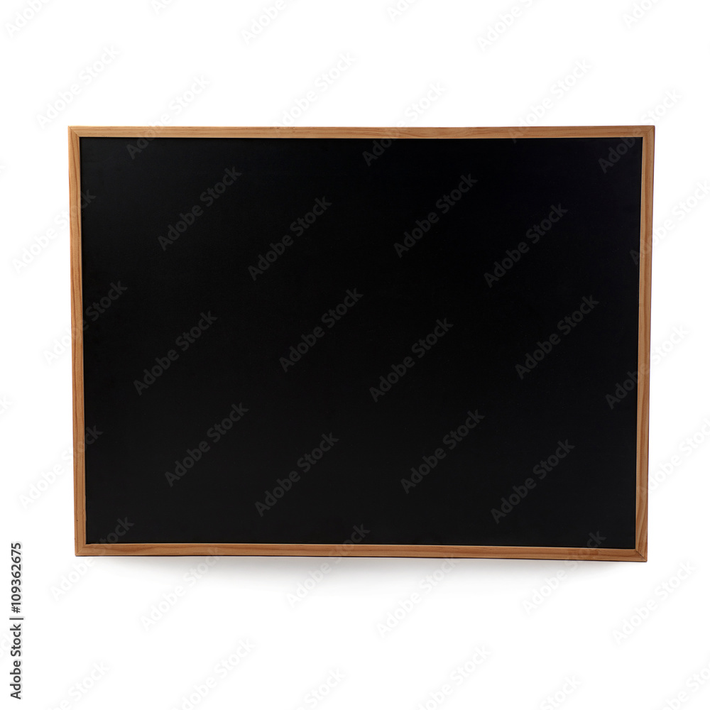 Black Chulkboard over isolated white background Black Chulkboard over isolated white background