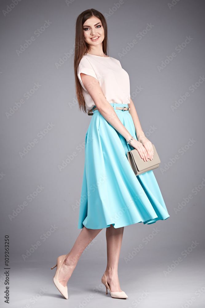 Fototapeta premium fashion style clothes sexy woman