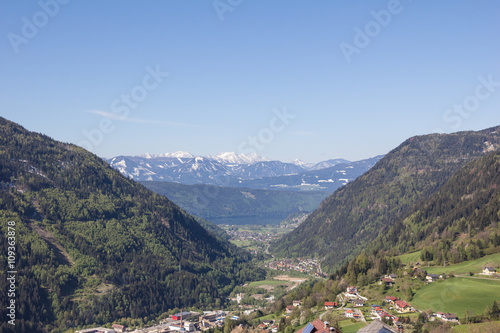 Spring Panorama View To Lake Millstatt photo