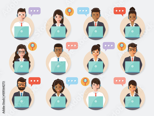 call center people icon