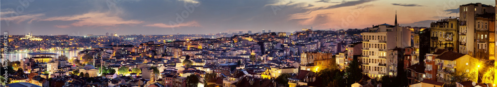 Panorama Night in Istanbul