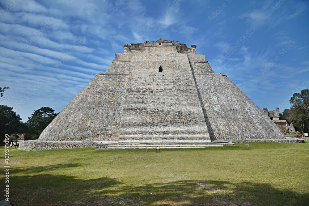 The Pyramid of the Magician, Uxmal, Yucatan Peninsula, Mexico.