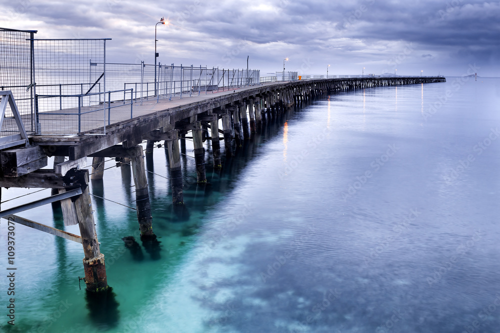 Fototapeta premium WA Esperance Bended jetty R