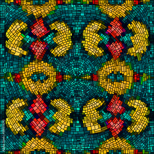 Seamless mosaic background