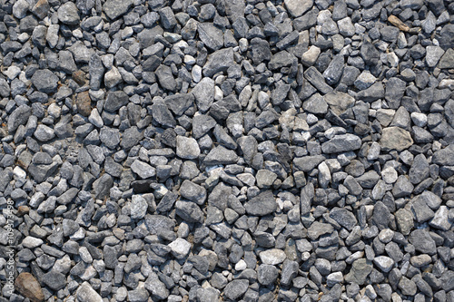 Many type of gravel pebble for Texture Background