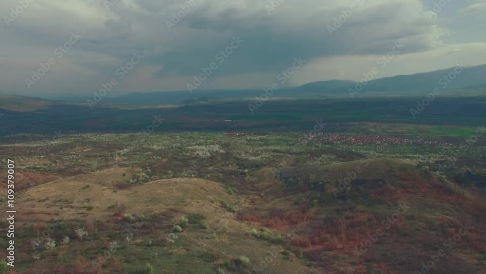Before the rain storm - aerial video Before the rain storm - aerial video