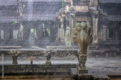 Ankor Wat in rainy seaon, Cambodia