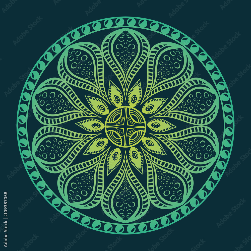 Mandala design. bohemic concept Mandala design. bohemic concept