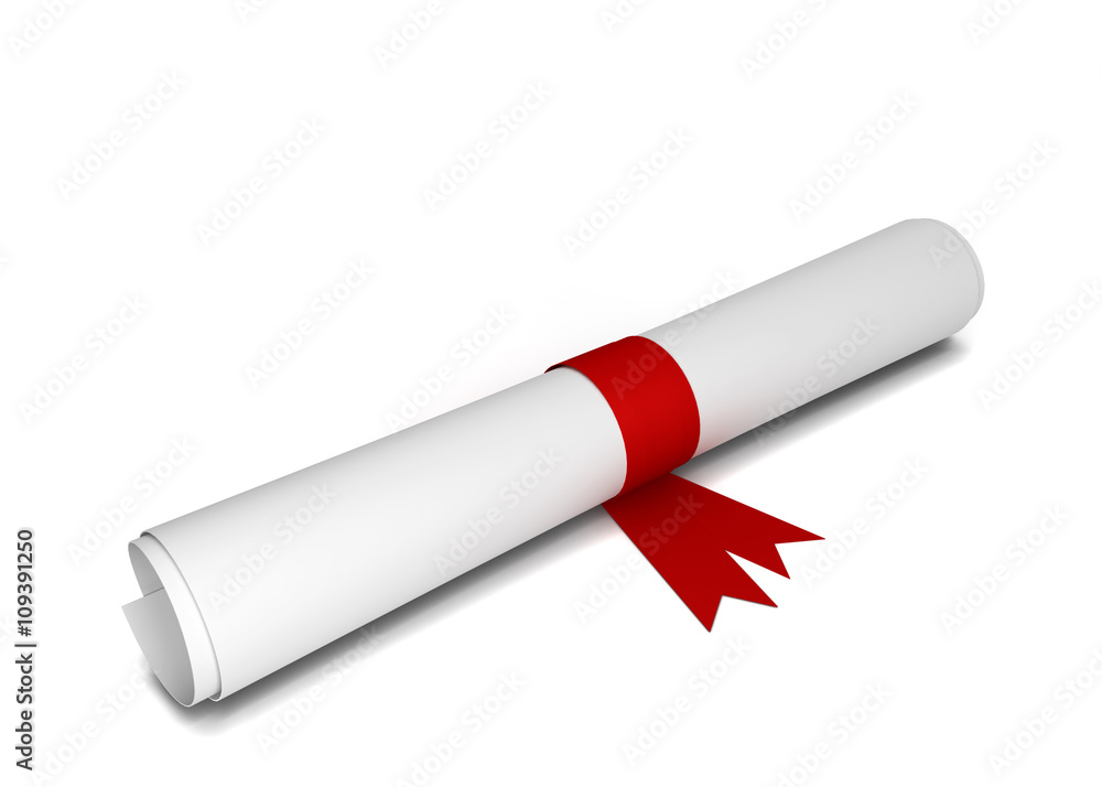 Paper diploma Paper diploma
