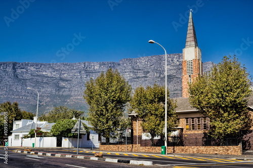 Baptistische Kirche vor Tafelberg