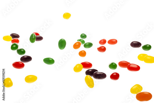 Fototapeta Naklejka Na Ścianę i Meble -  falling jelly beans