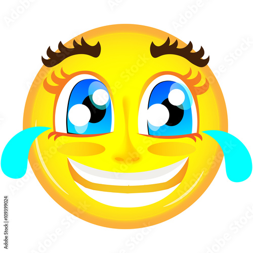Yellow lol emoticon