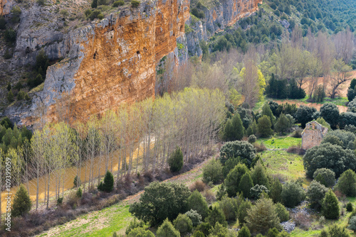 Riaza Canyon Natural Park in Segovia, Spain photo