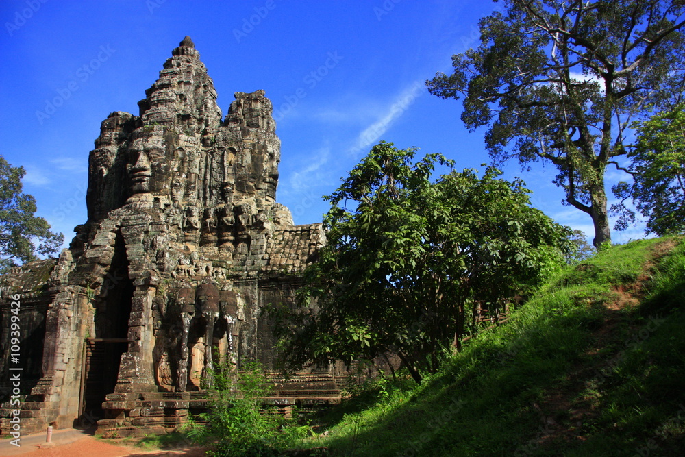 South gate,  Angkor Thom, Cambodia
