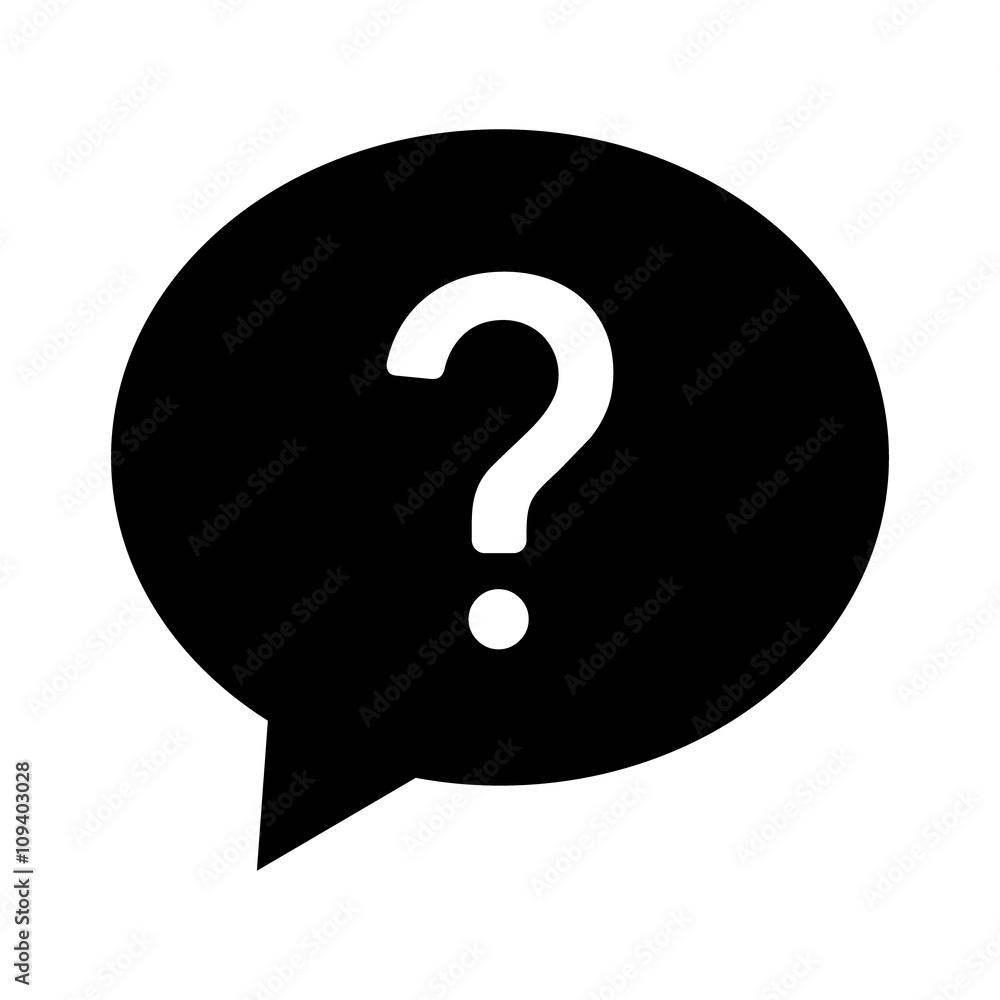 Ask question or make a request flat icon for apps and websites Ask question or make a request flat icon for apps and websites