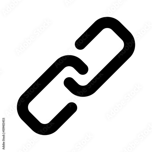 Internet URL or webpage url link line art icon for apps and websites