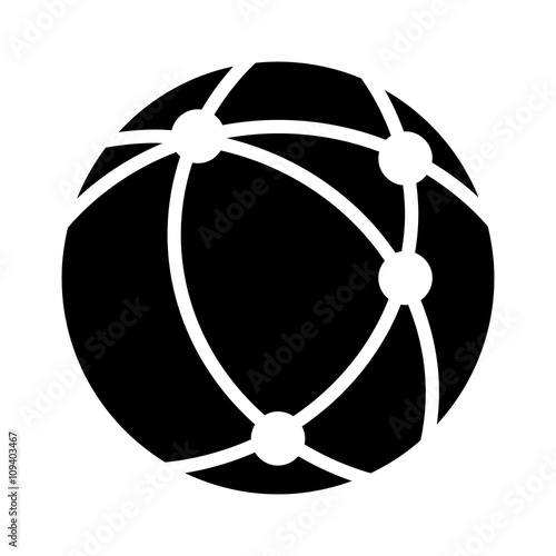 World wide web / www internet communication flat icon for apps and websites 