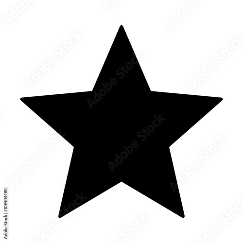 Star rating  movie star or favorite flat icon for apps and websites