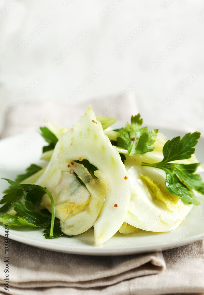 Fennel and parsley salad Fennel and parsley salad