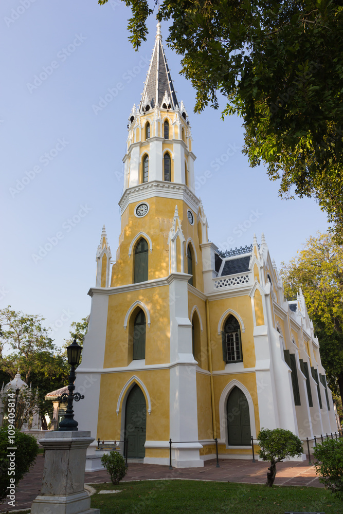 Church of Wat Niwet Thammaprawat at Bang Pa-In in Ayutthaya,Thai