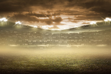 Football stadium background
