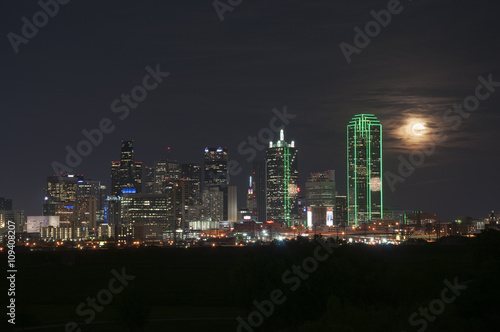 Dallas Skyline at Night