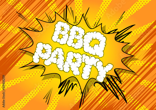 BBQ Party poster.