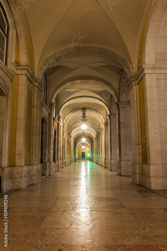 Arch passage in Lisbon