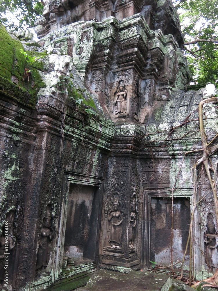 Naklejka premium Ta Prohm temple, Cambodia 