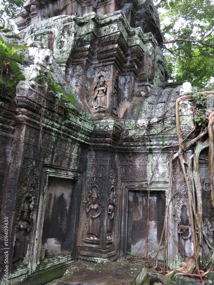Naklejka premium Ta Prohm temple, Cambodia 