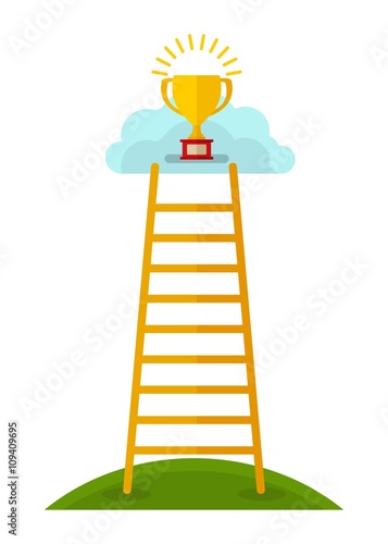 win staircase into the clouds