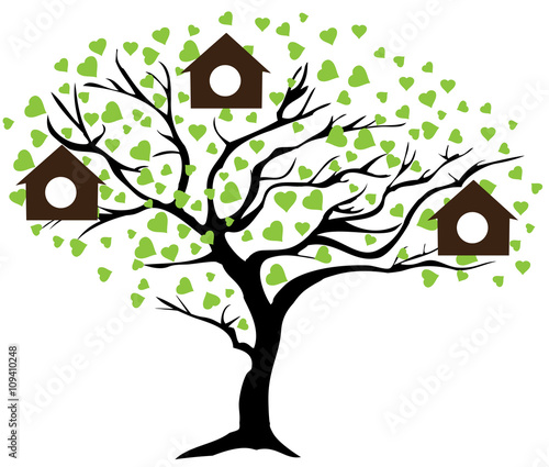 Bird House Tree