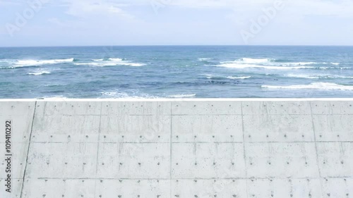 Wallpaper Mural Iwaki City, Fukushima, Coast with a seawall　福島県いわき市　防潮堤のある海岸 Torontodigital.ca