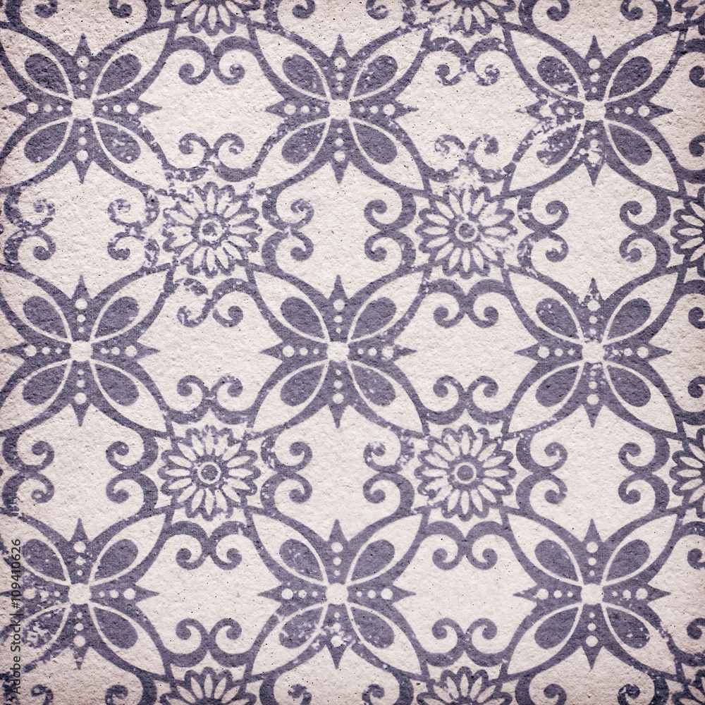Detail of the traditional Decorative tiles Detail of the traditional Decorative tiles