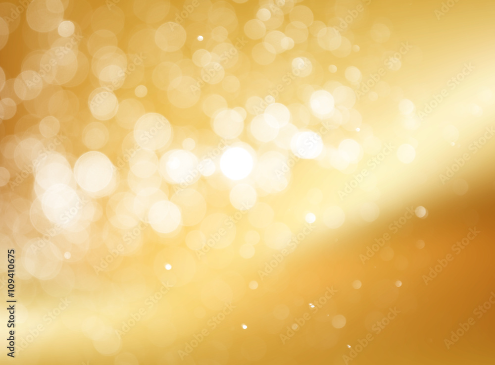 Festive abstract background with bokeh defocused lights