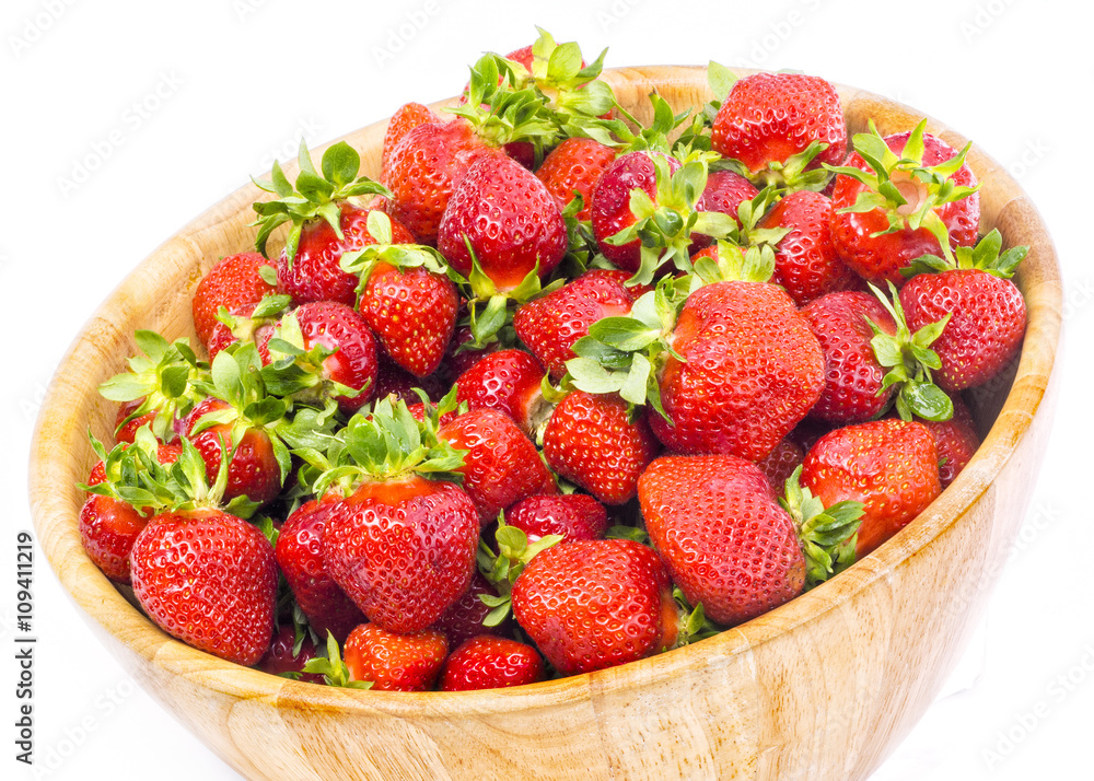 strawberry on white background strawberry on white background