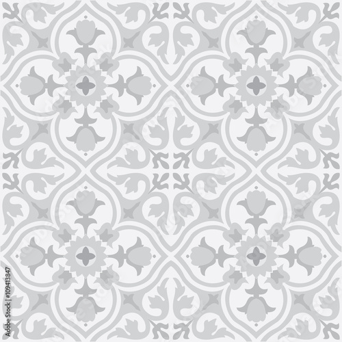 Vector seamless pattern background in grey.