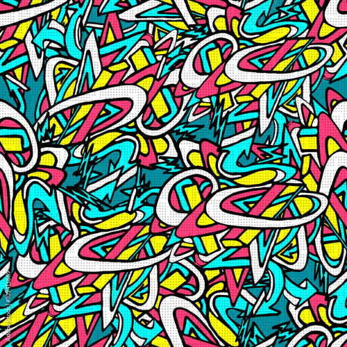 Graffiti Background seamless pattern